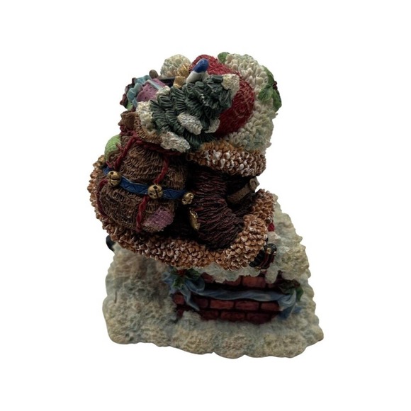Crinkle Claus Roof Top Santa Christmas Figurine Possible Dreams 1995 5.5” S3 - Picture 3 of 6